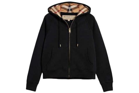 burberry zip-up hoodie|burberry zip up hoodie stockx.